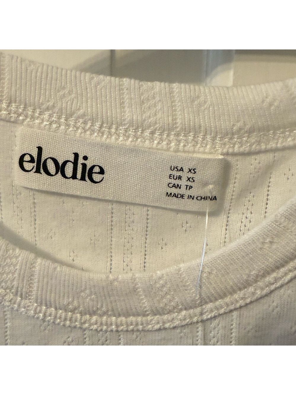 NWT Elodie Bubble Hem Tank - Picture 7 of 8